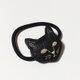 黒猫の革のヘアゴム / ブローチの画像