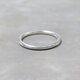 シルバーラウンドプレーンリング 1.8mm幅 つや消し｜FA-119