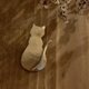 真鍮ブローチ 猫ブローチの画像