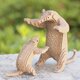 【工作キット】段々動物園-ミナミコアリクイの親子の画像