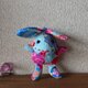 ウサギのぬいぐるみブローチ2の画像