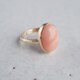 Pink coral ring [OP733K10YG]の画像