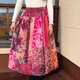 銘仙パッチワークスカート 花束のおくりものMの画像