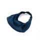 ◇indigo 40/-linen hairband_border×plainの画像