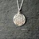 【fleur】sv925 flower of life necklaceの画像