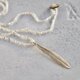 Olive leaf necklace [P072K10(NS)]の画像