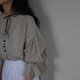 French linen blouse(予約販売）の画像