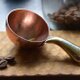 銅のコーヒーメジャースプーン（持ち手：立体タイプ） ※受注品の画像