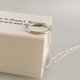 ◇鎚目のついた銀のリングペンダント◇silver ring pendant with chainの画像