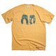 父の日のギフトに！DustJEAN ダストジーンズ Tシャツ 汚れたデニム ユニセックスS〜XL Tcollectorの画像