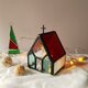 『Iglesia　Christmas』　　LED専用キャンドルホルダー　　ステンドグラスの画像