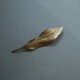 Leaf brooch K18Goldplateの画像