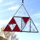サンキャッチャー・Triangle1（クリア・レッド）