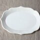 namiだえん皿（白色）
