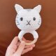 おもちゃ ねこ ガラガラ ラトル 0歳 男の子 女の子 編みぐるみ 出産祝い あかちゃん ギフト プレゼントの画像