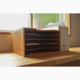 受注生産 職人手作り レコードラック デスク収納 書類収納 木製雑貨 天然木 家具 収納 木工 オフィス LR2018の画像