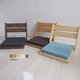 色が選べる　天然木製　こたつ・ローテーブル用 座椅子　１部改良（デスクワーク/テレワーク）の画像