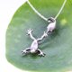 カエルの子はカエルのシルバーペンダント
