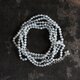 No. 117 98cm・ラウンドカットのラブラドライトのネックレス(3mm)