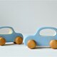 木の車　Aタイプ（スカイブルー）