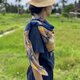 シルクレーヨンスカーフ「稲」オイシイネ！の画像