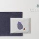 【雫～SHIZUKU～】水なす染め（皮染め） 水なすタオル®　 フェイスタオルの画像