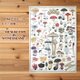 A2ポスター ●キノコ図鑑シリーズ3●MUSHROOMS IN WONDERLANDの画像