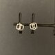 ◇ cube frame ピアス ◇ silver