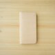 牛革 iPhone 13 mini カバー  ヌメ革  レザーケース  手帳型  ナチュラルカラーの画像