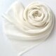 さらウール＊WOOLSILK＊生成り色＊手染めウールシルクストール