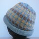 草木染毛糸の手編み帽子　ＡＤ-297の画像