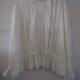 Lace collar khadi blouse