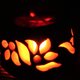 竹灯籠　竹灯り   ロウソクの揺らぎ　全面彫り 竹ランプシェイド 　〜〜切り株〜〜