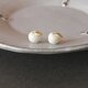 とうきの小ピアス(白りんご)の画像