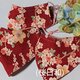 春色・和柄の布マスク『桜日和』下の開いた呼吸の楽なエチケットマスクの画像