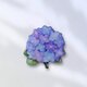 ★再販★紫陽花のブローチ(ブルー)の画像