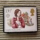 イギリス　切手ブローチ 8003の画像