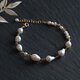 Sérstö perla bracelet：バロックパールブレスレット　アシンメトリーデザイン