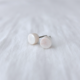 ピアス  cylinder whiteの画像