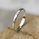 つや消し槌目 シルバードームプレーンリング 2.0mm幅 マットハンマー｜SILVER RING｜801の画像