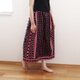 伝統柄のギャザースカート（カンガスカート）軽い 涼しい 夏スカートの画像