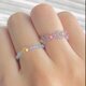 light amethyst & gray beads setの画像