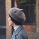 とんがりベレー YOKOI BERET モカ [YO-BR008-MO]の画像