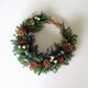 クリスマスナチュラルリース26cmの画像