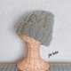 ぷっくりとま～るいフォルムのニット帽の画像