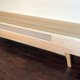 [手作り家具】桧　無垢材 オイルフィニッシュのシンプルなテレビ台 w170の画像