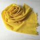 再出品・草木染め・薄手・ウールロングストール_B・マリーゴールドの花とエンジュの花蕾染めの画像