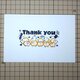 消しゴムはんこ「ゴールデンレトリバー・thank you」