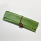 アニリン牛革のペンケース(抹茶×ミルクチョコ)