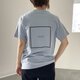オーガニックコットン Tシャツ ユニセックス 7色展開 【アイスブルー】の画像